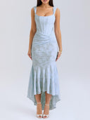 Vestido maxi floral Blue Bell