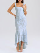 Vestido maxi floral Blue Bell