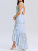 Vestido maxi floral Blue Bell