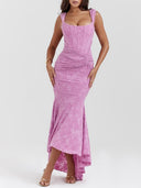 Vestido maxi floral Blue Bell