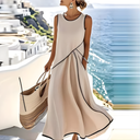 LunaLooks™ Vestido de verano a rayas