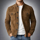Chaqueta con botones para hombre