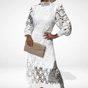 Via | Vestido largo con encaje elegante