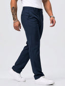 Pantalón formal Elegancia fundida en confort