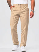 Pantalón formal Elegancia fundida en confort