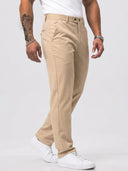 Pantalón formal Elegancia fundida en confort