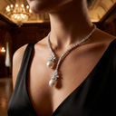 Sorin - Collar con colgante de doble gota