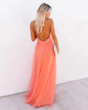 Patrec | Vestido mujer elegante maxi vestido