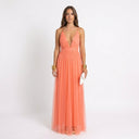 Patrec | Vestido mujer elegante maxi vestido