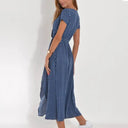 Fez | Vestido cruzado con estampado floral