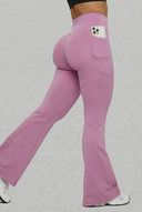 Legging Flare Cintura en V Latte – Ajuste favorecedor