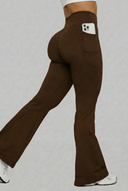 Legging Flare Cintura en V Latte – Ajuste favorecedor