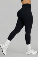 Elevate Leggings acanalados de tiro medio con efecto contorno