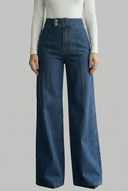 📢 50% de descuento – Jeans para mujer de tiro alto y pierna ancha ⏰ ¡Aprovecha ahora!