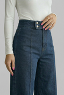 📢 50% de descuento – Jeans para mujer de tiro alto y pierna ancha ⏰ ¡Aprovecha ahora!