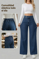 📢 50% de descuento – Jeans para mujer de tiro alto y pierna ancha ⏰ ¡Aprovecha ahora!